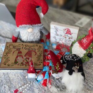 Gnome Holiday Decor Lot
